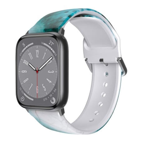 Силіконовий ремінець Breathable для Apple Watch Series 8/7 41mm / 40mm / 38mm - Blue Marble