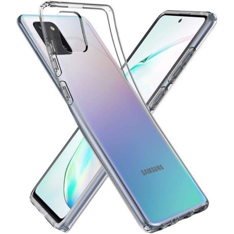 Оригинальный чехол Spigen Liquid Crystal для Samsung Galaxy Note 10 Lite Crystal Clear