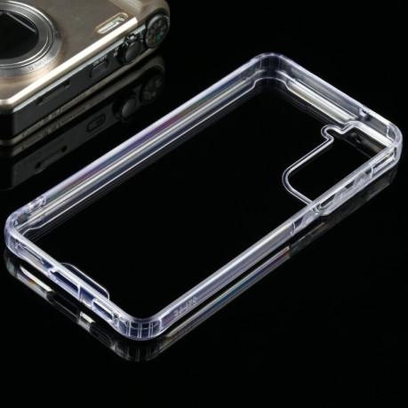 Противоударный чехол Four-corner для Samsung Galaxy S21 FE - прозрачный