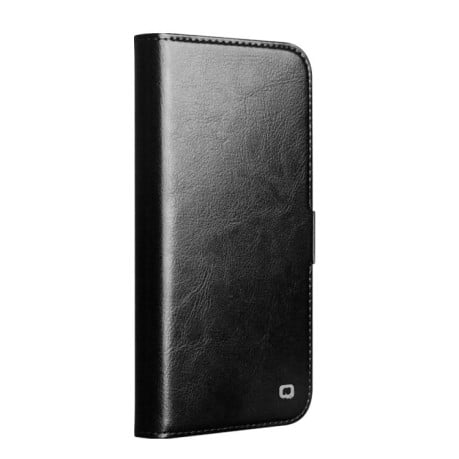 Чехол-книжка QIALINO Classic 103 Buckle с натуральной кожи на iPhone 17 Pro Max - черный