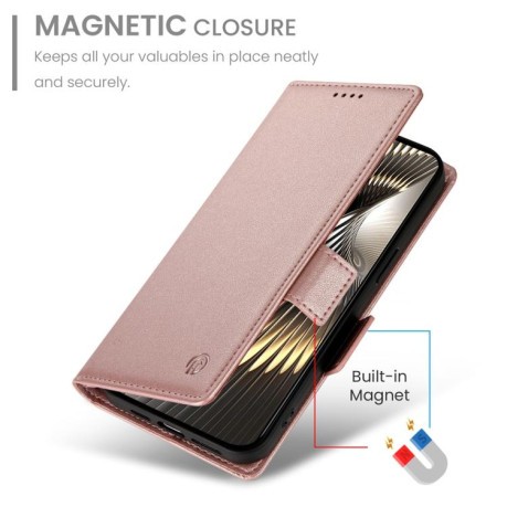 Чохол-книжка Side Buckle Magnetic Frosted Leather для Xiaomi Redmi Turbo 4 Pro / Xiaomi Poco F7 - золото