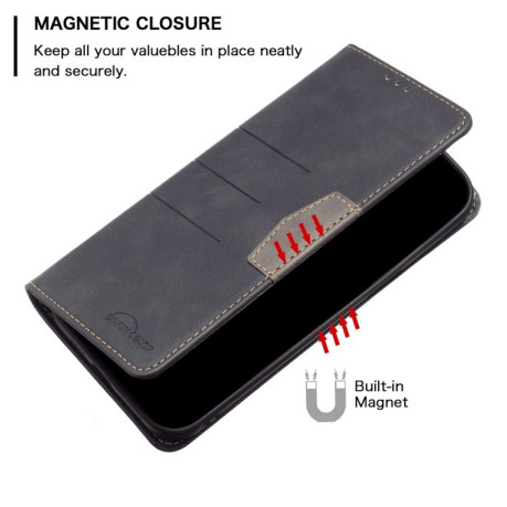 Чехол-книжка Version Magnetic Splicing для Samsung Galaxy A03s - черный