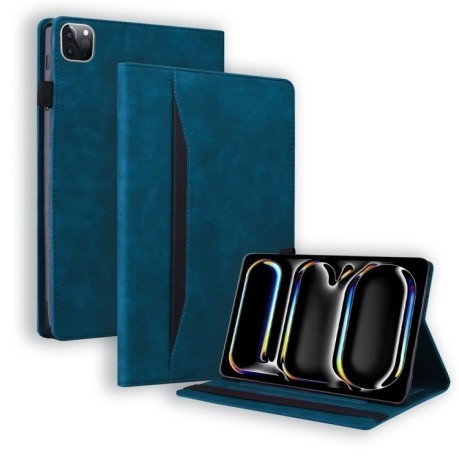 Чохол-книжка Splicing Series для iPad Pro 11 2024 - синій
