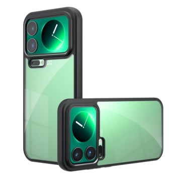 Чехол Armor Big Pore гибрид матовый на OPPO Reno 12 Pro Global — прозрачный