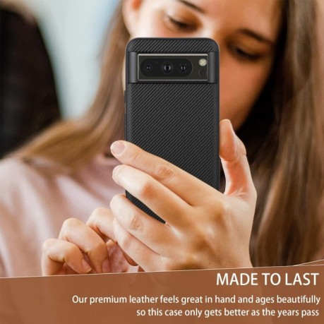 Противоударный чехол ViLi TC Series Kevlar Carbon Fiber Texture для Google Pixel 8 Pro - черный