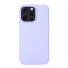 Силиконовый чехол Solid Color Liquid на  iPhone 14 - светло-фиолетовый