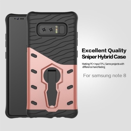 Противоударный Чехол 360 Degree Spin Tough Armor на Samsung Galaxy Note 8(Black)
