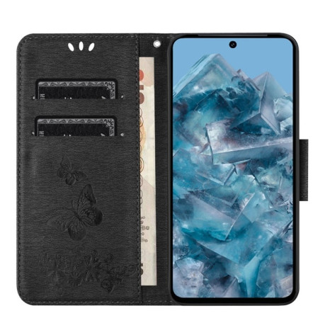 Чохол-книжка Embossed Butterfly для Google Pixel 8 Pro - чорний