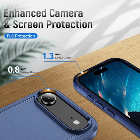 Противоударный чехол Heavy Duty Armor для iPhone Air - синий