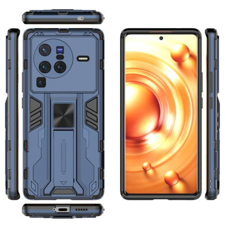 Противоударный чехол Supersonic для Vivo X80 Pro - синий