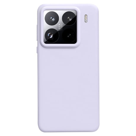 Силіконовий чохол Solid Color Liquid на Xiaomi 15 Pro - фіолетовий