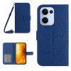 Чехол-книжка Skin Feel Sun Flower для OPPO Reno13 Global - синий