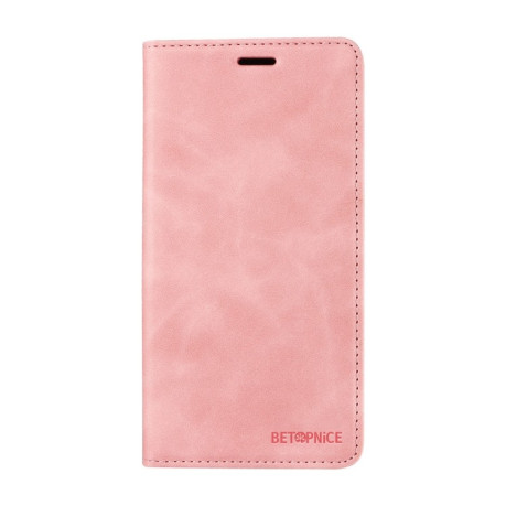 Чохол-книжка BETOPNICE Suction Anti-theft Leather для OPPO A58 4G - рожевий