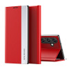Чехол-книжка Electroplated Ultra-Thin для Samsung Galaxy A05s - красный