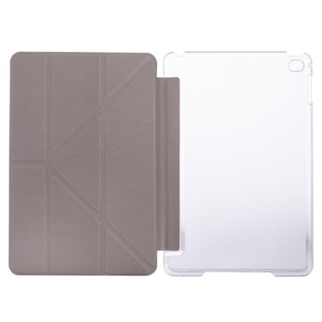 Чохол-книжка Transformers Silk Texture для iPad mini 4 - сріблястий