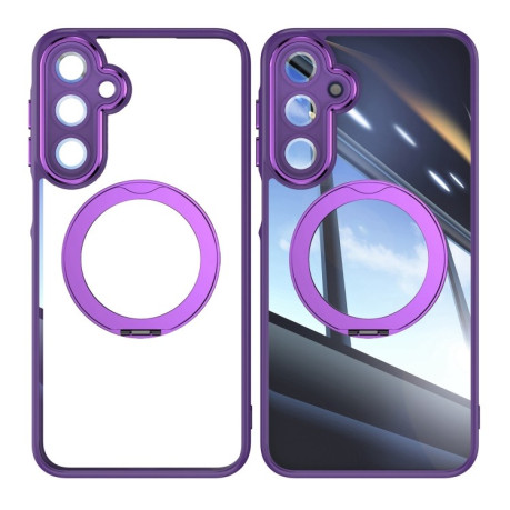 Противоударный чехол MagSafe Acrylic Hybrid для Samsung Galaxy A16 5G - фиолетовый