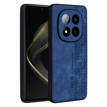 Чохол AZNS з 3D-тисненням та м'яким покриттям Skin Feel на Xiaomi Redmi Note 14 Pro 5G/Poco X7 - синій