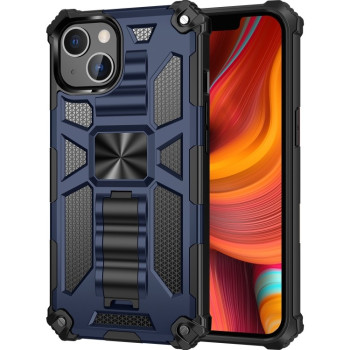 Противоударный чехол Magnetic Armor для iPhone 13 Pro - синий