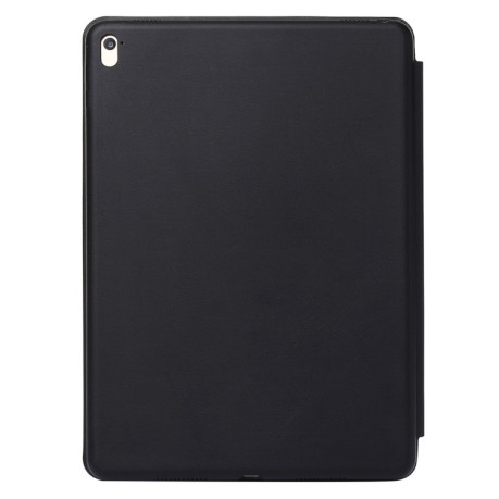 Шкіряний чохол-книжка Solid Color на iPad Pro 9.7 - чорний