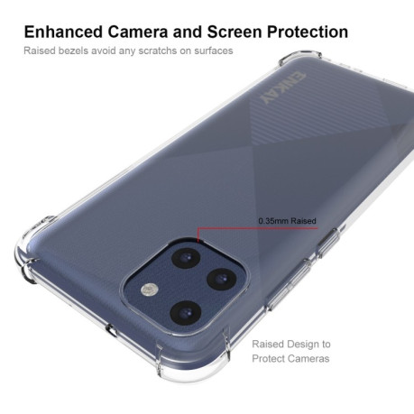 Чохол ENKAY Transparent TPU Shockproof Samsung Galaxy A03/A04E 4G - прозорий
