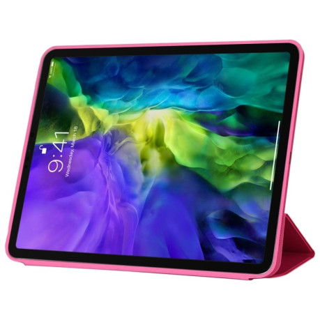 Чехол 3-fold Smart Cover черный для iPad Pro 11 (2020)/Air 10.9 2020/Pro 11 2018- пурпурно-красный