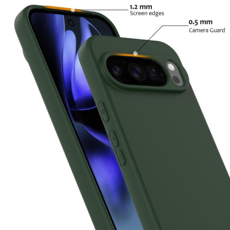 Силіконовий чохол Shockproof Silicone Magsafe для Google Pixel 10 Pro XL - зелений