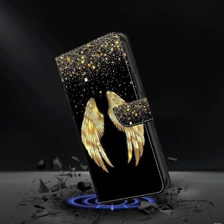 Чехол-книжка Crystal 3D Shockproof Protective Leather для Samsung Galaxy A35 5G - Wings
