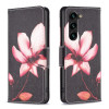 Чохол-книжка Colored Drawing Pattern для Samsung Galaxy S24+ 5G - Lotus