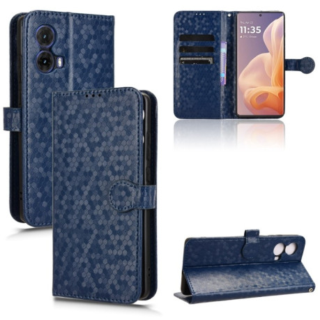 Чехол-книжка Honeycomb Dot для Motorola Moto G85 5G - синий