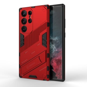 Протиударний чохол Punk Armor з підставкою на Samsung Galaxy S23 Ultra 5G - червоний
