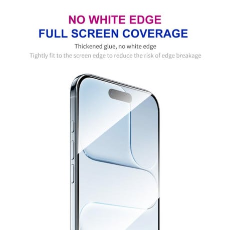 Защитное Стекло ENKAY Easy Install High Alumina Silicon на iPhone Air - черное