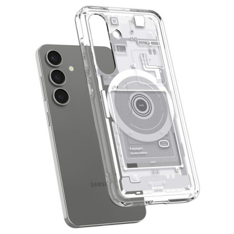 Оригинальный чехол Spigen Ultra Hybrid  Zero One Mag Case для Samsung Galaxy S25  - White
