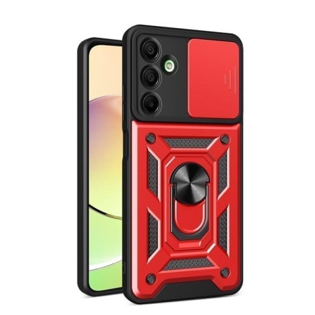 Протиударний чохол Sliding Camshield для Samsung Galaxy A16 5G - червоний