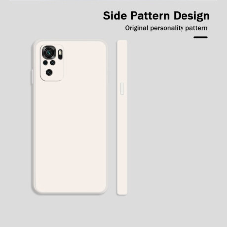 Силіконовий чохол Solid Color Liquid Silicone на Xiaomi Redmi Note 10 -чорний