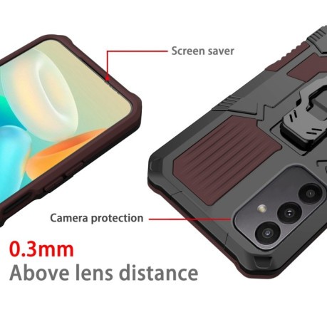 Протиударний чохол Armor Warrior для Samsung Galaxy A24 4G - коричневий