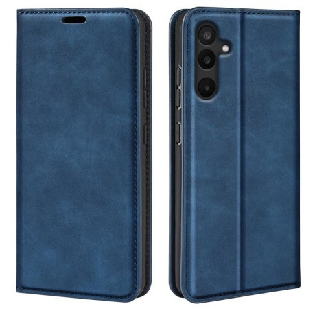 Чехол-книжка Retro Skin Feel Business Magnetic на Samsung Galaxy M16 / F16 - синий