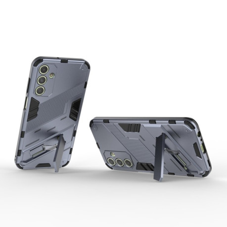 Противоударный чехол Punk Armor для Samsung Galaxy A15 - серый