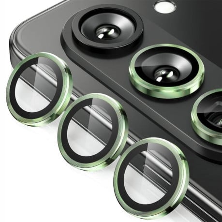 Защитное стекло на камеру ENKAY Aluminium для Samsung Galaxy Fold 6 - зеленое
