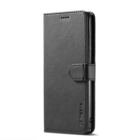 Чехол книжка LC.IMEEKE Calf Texture на Samsung Galaxy S21 Ultra - черный