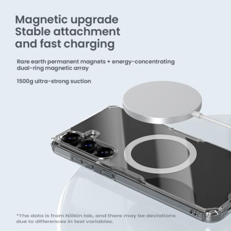 Чохол NILLKIN Ultra Clear Magsafe для Samsung Galaxy S25+ 5G - прозорий