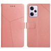 Чехол-книжка Y-shaped Pattern для Xiaomi Redmi Note 12 Pro 5G/Poco X5 Pro - розовый