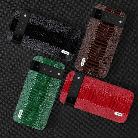 Кожаный Чехол ABEEL Genuine Leather Weilai Series для Google Pixel 8 Pro - красный