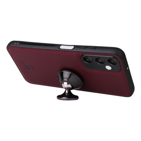 Чехол-книжка BETOPNICE BN-005 2 in 1 Detachable Imitate Genuine Leather для Samsung Galaxy A05s - винно-красный
