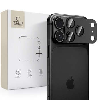 Защита на камеру Tech-Protect Camfull Fit+ Camera Cover на iPhone 18 Pro — чёрный