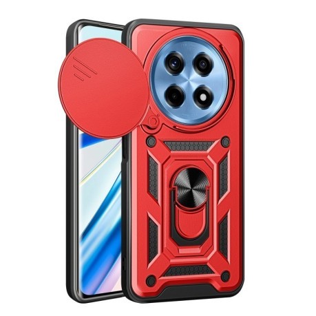 Противоударный чехол Camera Sliding для OnePlus 12R 5G / Ace 3 5G - красный