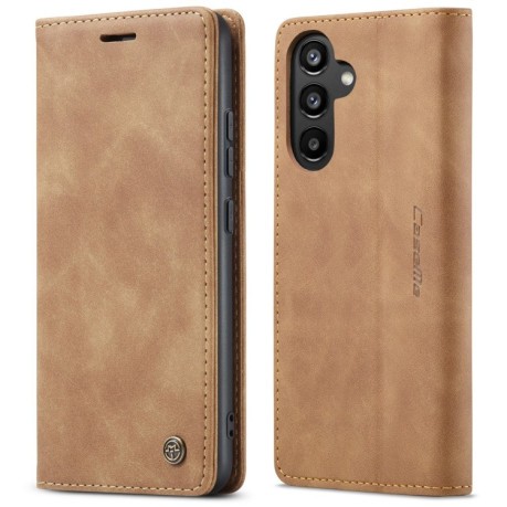 Чехол-книжка CaseMe-013 Multifunctional на Samsung Galaxy A34 5G - коричневый
