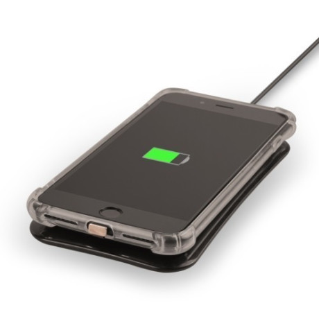 3 в 1 Прозрачный Противоударный TPU чехол + QI Standard Беспроводная зарядка (трансмиттер и ресивер) для iPhone 7