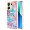 Чохол Electroplating with Ring Holder для Xiaomi Redmi Note 13 4G - Marble
