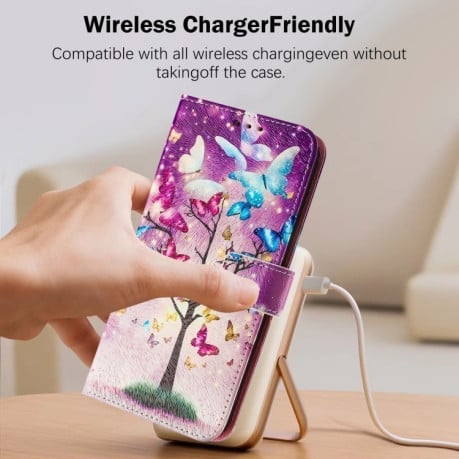 Чохол-книжка Colored Drawing Pattern для iPhone 16e - кольоровий