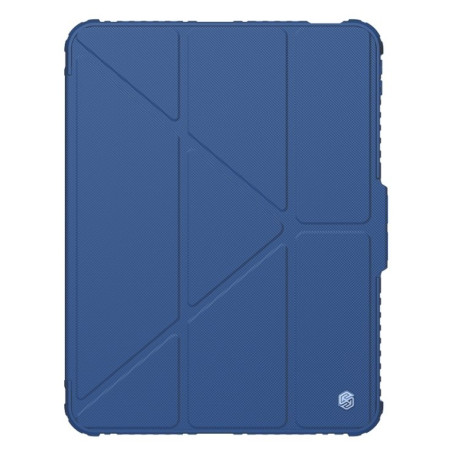 Противоударный чехол-книжка  NILLKIN Bumper Pro Multi-angle Folding Style для iPad Pro 11 2024 - синий